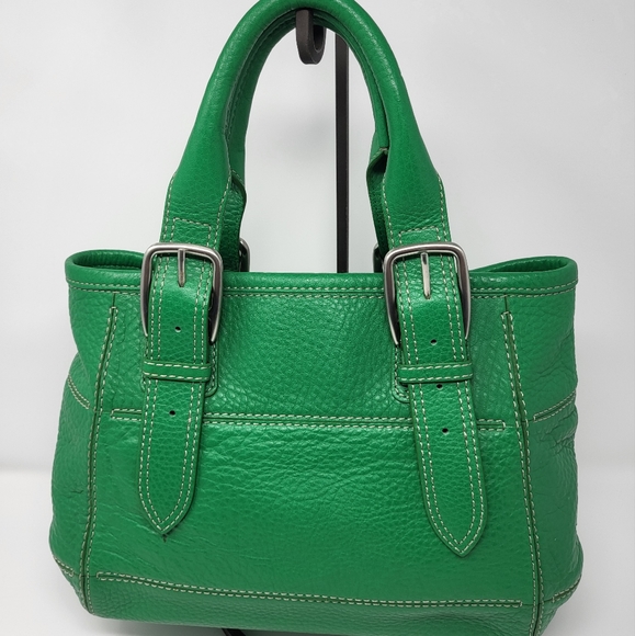 Cole Haan Handbags - Cole Haan Women's Genuine Leather Handbag  "Small Work Tote" Green
